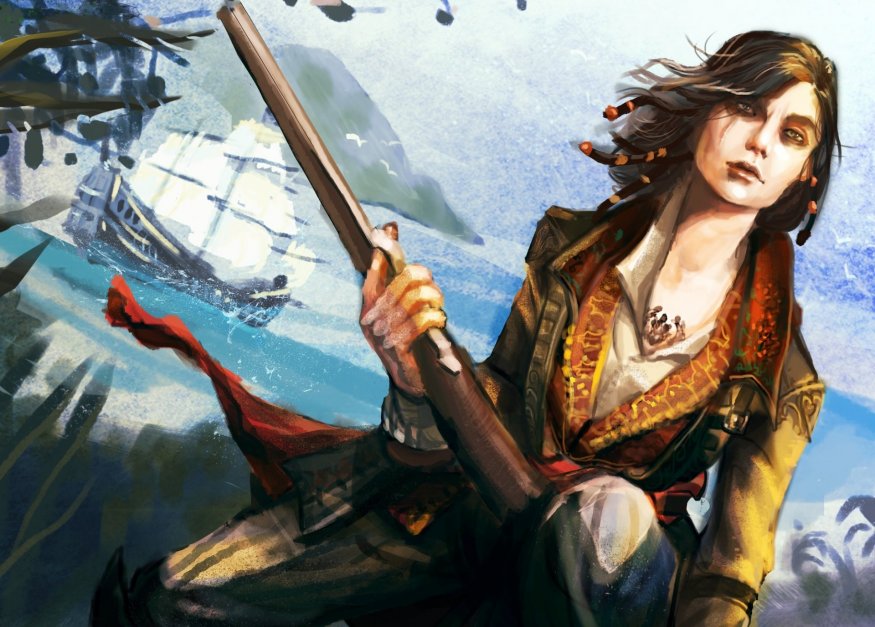 <span>Mary Read y Anne Bonny, el romance lésbico de las dos piratas más famosas de las historia</span>
