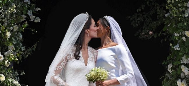 <span>La boda de Kate Middleton y Meghan Markle que se hizo viral</span>
