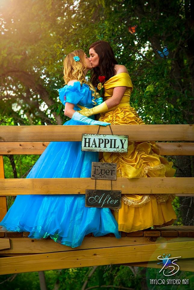 <span>Las princesas Disney, las protagonistas de esta boda lésbica</span>
