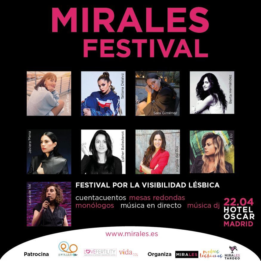 
<span>Te invitamos a celebrar el Festival MíraLES por la Visibilidad Lésbica</span>
