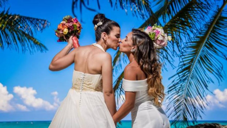 
<span>Una pareja de lesbianas acaban "Casadas a primera vista"</span>
