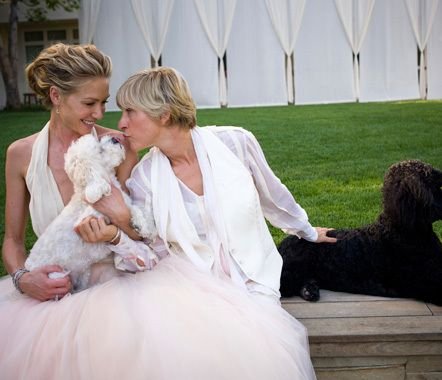 <span>Las imágenes más emotivas de Ellen y Portia</span>

