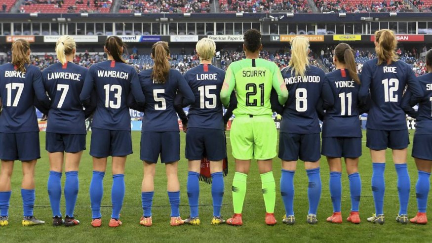 <span>Las jugadoras de la selección de EEUU cambian sus nombres por sus referentes femeninos</span>
